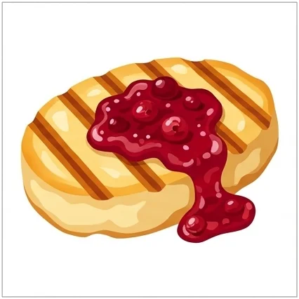 A Combinação Perfeita: Oscypek Grelhado com Geleia de Cranberry
