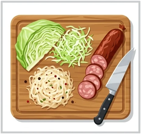 A Combinação Perfeita: Repolho, Acidez e Carnes Defumadas