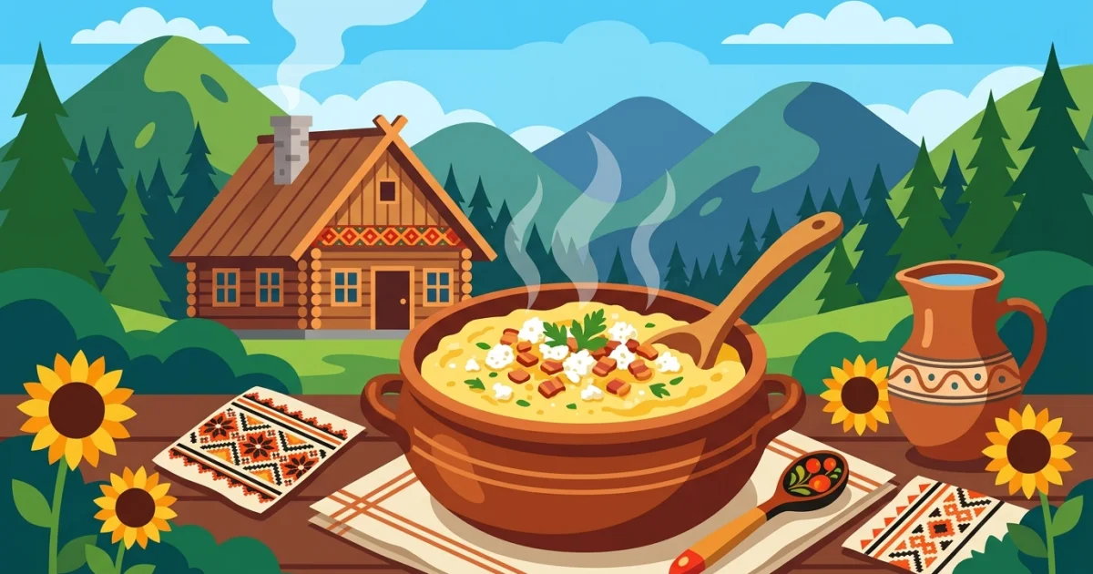Banosh: O Sabor Autêntico da Cozinha Hutsul dos Cárpatos