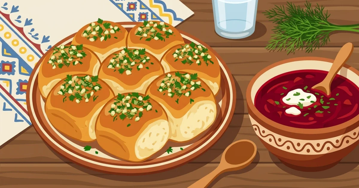 Pampushky: Como Fazer o Pão Ucraniano de Alho Perfeito