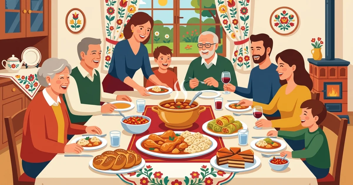 Como Reunir a Família para um Banquete Húngaro Caseiro