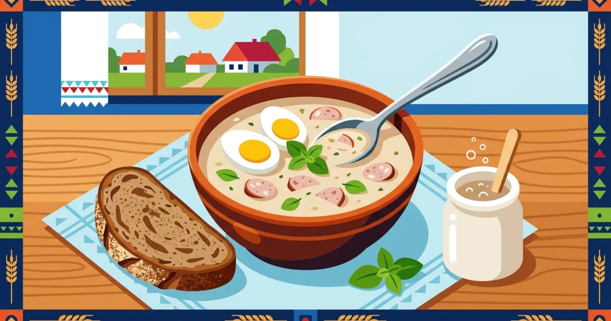 Żurek: A Incrível Sopa Polonesa de Centeio Fermentado