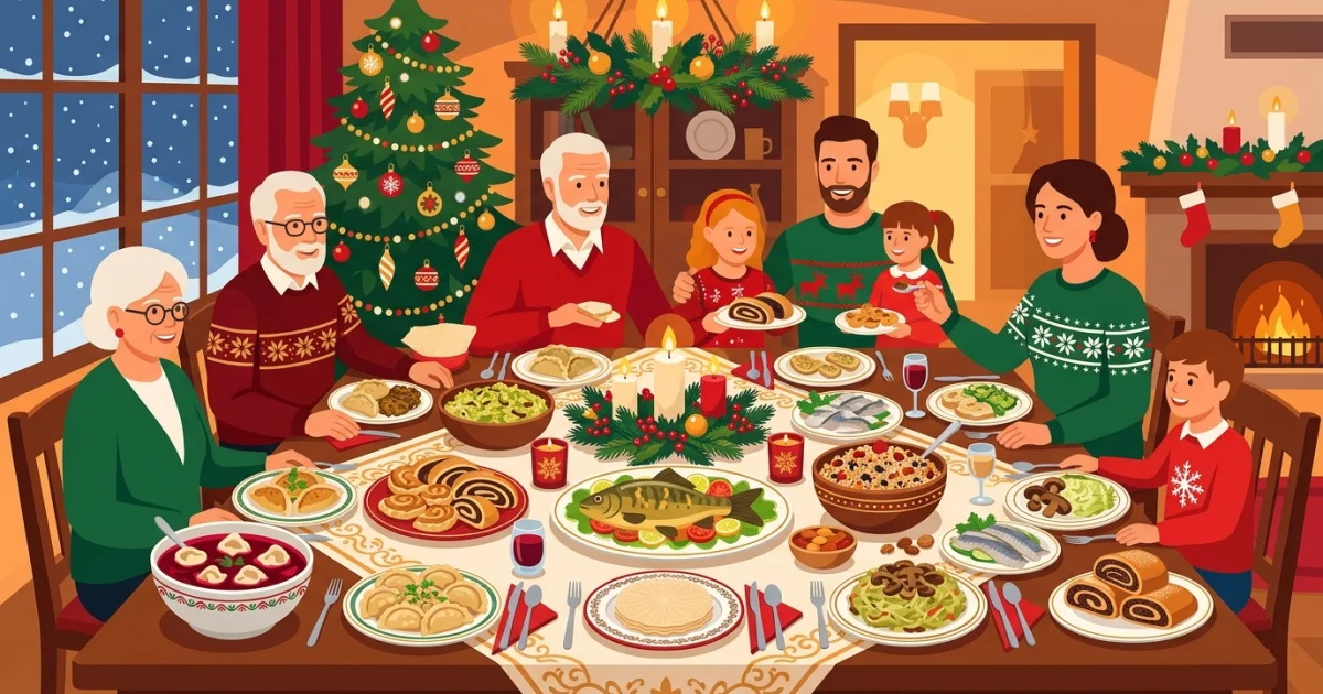 Wigilia: A Magia da Ceia de Natal Sem Carne na Polônia